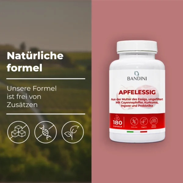 Apfelessig-Ergänzungsmittel