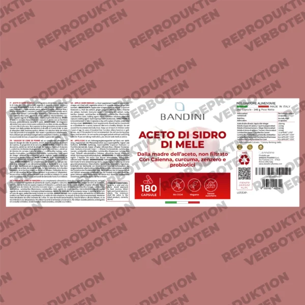 Apfelessig-Ergänzungsmittel