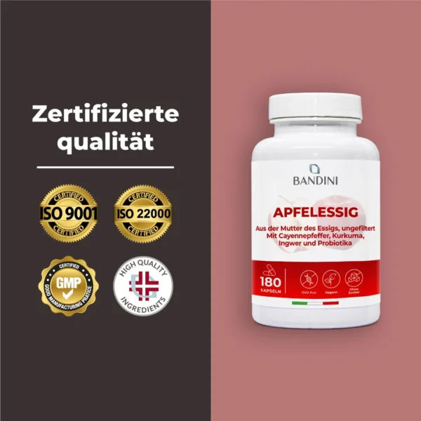 Apfelessig-Ergänzungsmittel