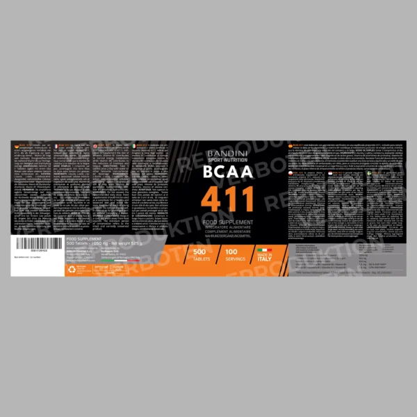 BCAA 4 1 1 500-Nahrungsergänzungsmittel