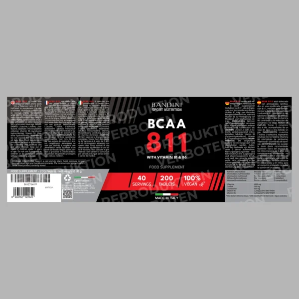 BCAA 8 1 1-Nahrungsergänzungsmittel