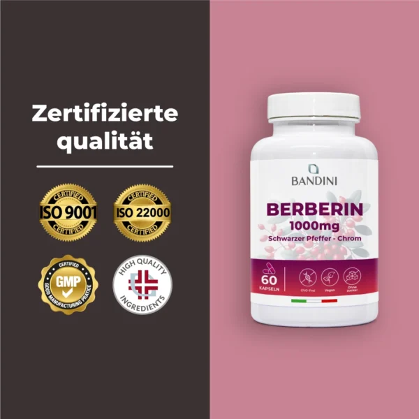 Berberin-Nahrungsergänzungsmittel