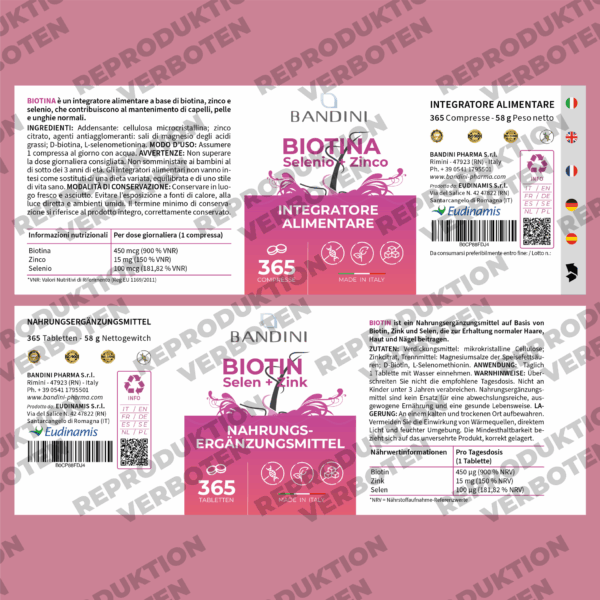 Biotin-Nahrungsergänzungsmittel