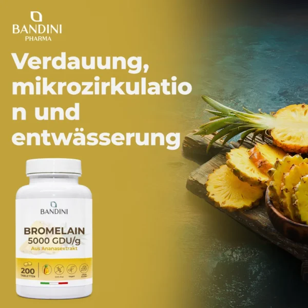 Bromelain - 200 Tabletten – Bild 2