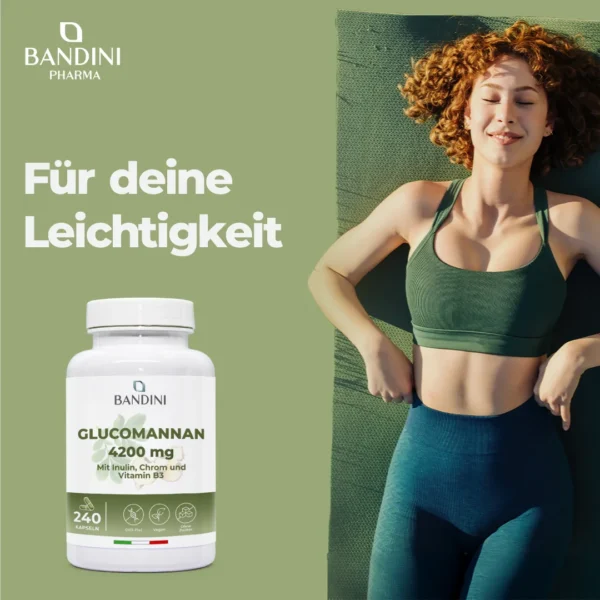 Glucomannan - 240 Kapseln – Bild 2