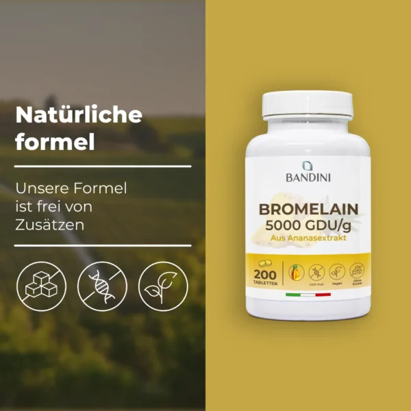 Bromelain - 200 Tabletten – Bild 5