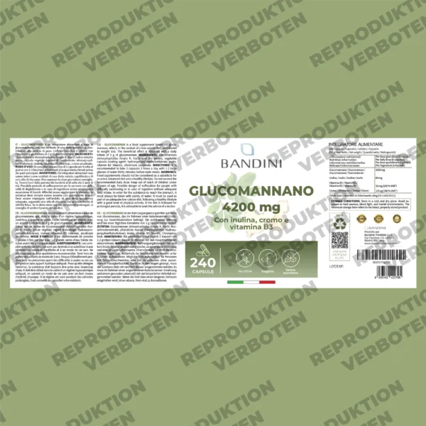 Glucomannan - 240 Kapseln – Bild 5
