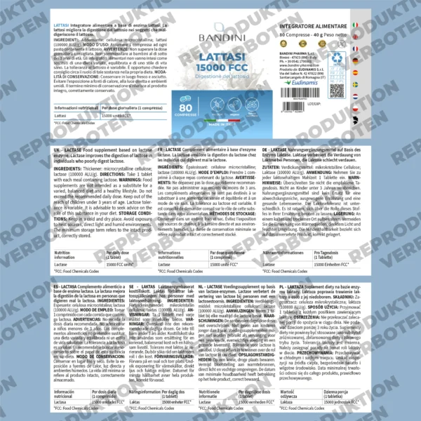 Laktase 15.000 FCC - 80 Tabletten – Bild 5
