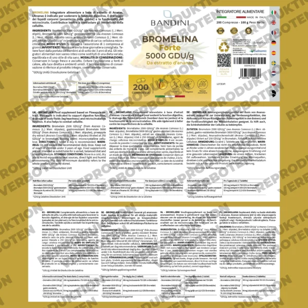 Bromelain - 200 Tabletten – Bild 6