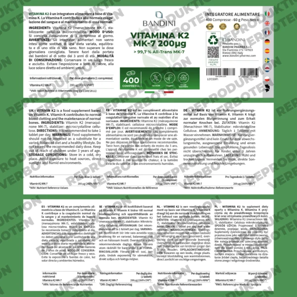 Vitamin-K2-MK7-Nahrungsergänzungsmittel