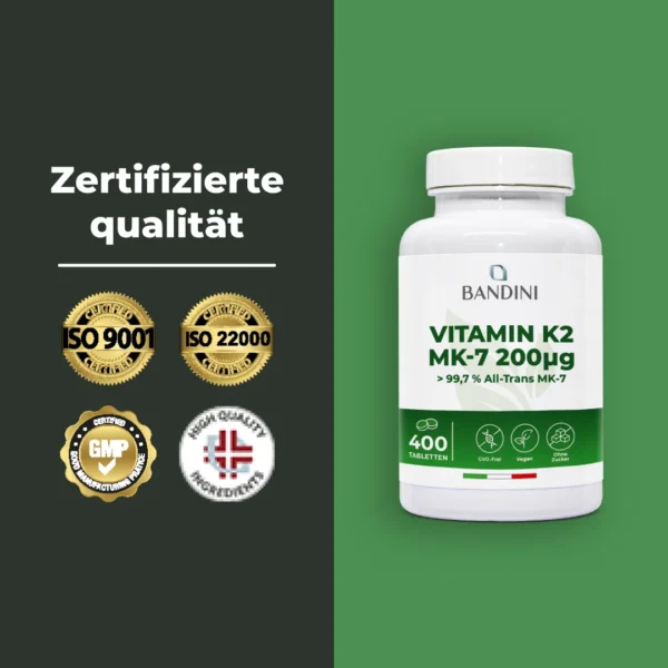 Vitamin-K2-MK7-Nahrungsergänzungsmittel