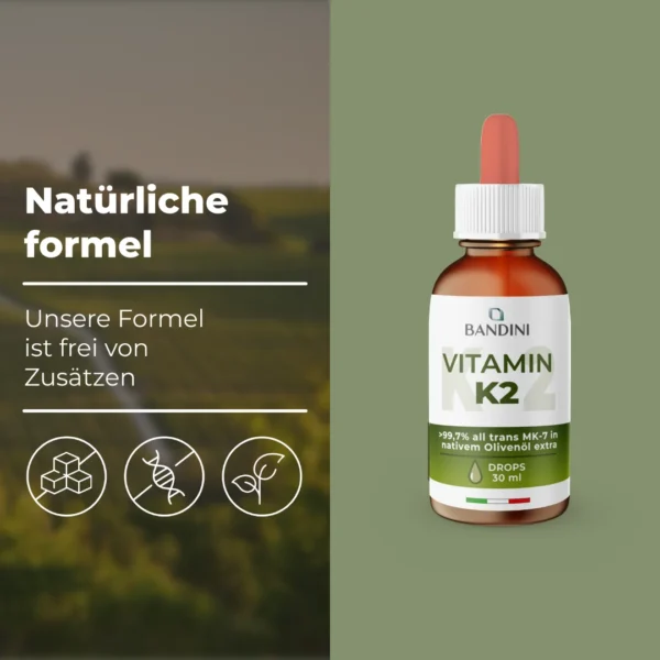 K2 MK7-Tropfen-Nahrungsergänzungsmittel