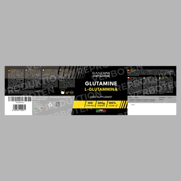 Glutamin-Pulver-Nahrungsergänzungsmittel