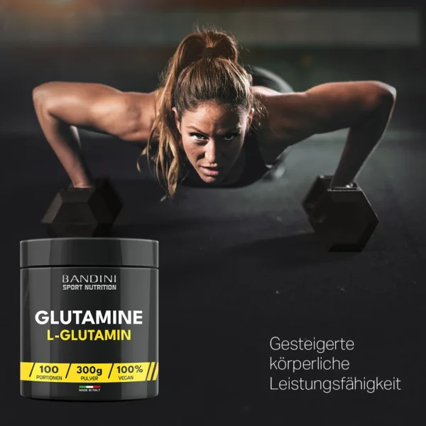 Glutamin-Pulver-Nahrungsergänzungsmittel