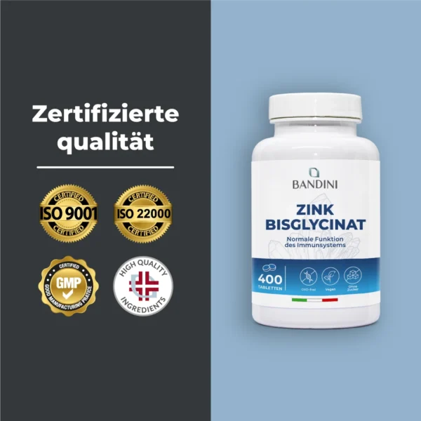 Zink-Bisglycinat-Nahrungsergänzungsmittel