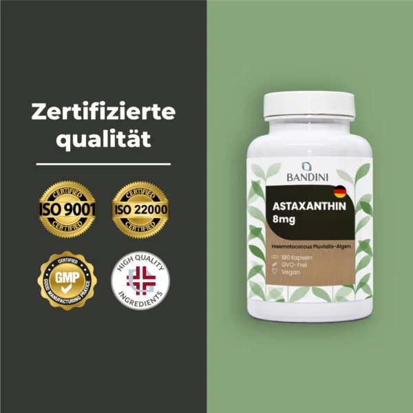 Astaxanthin-Nahrungsergänzungsmittel