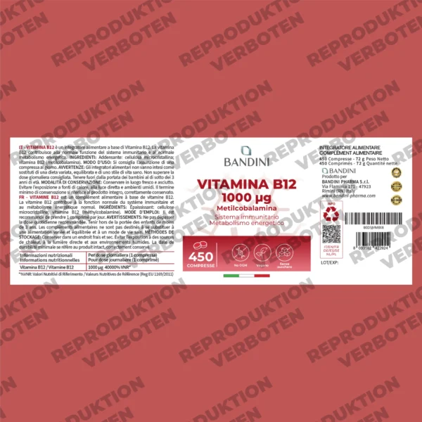 Vitamin-B12-Nahrungsergänzungsmittel