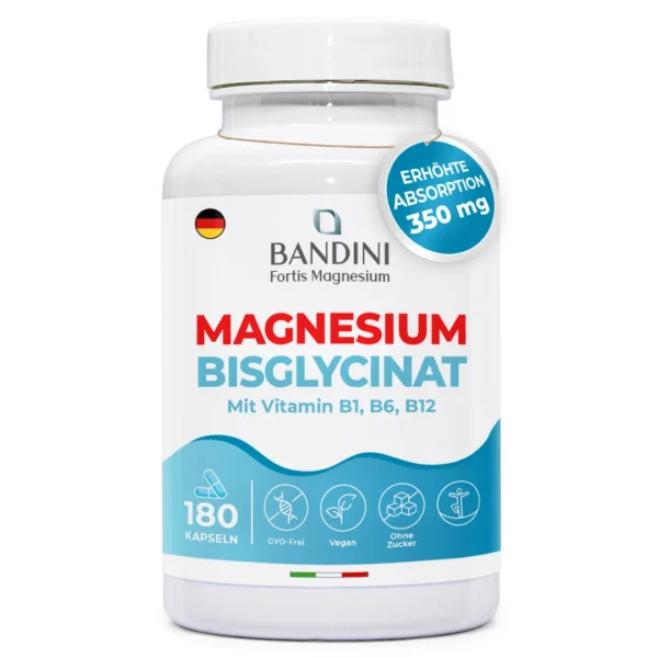 Magnesium Bisglycinat – 180 Kapseln