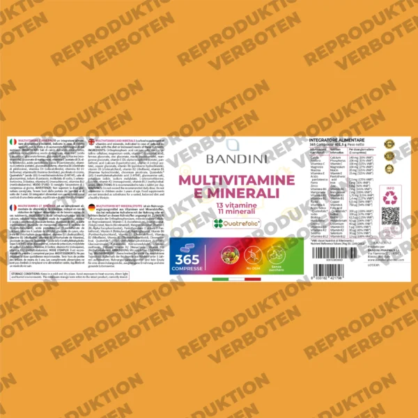 Multivitamin-Nahrungsergänzungsmittel