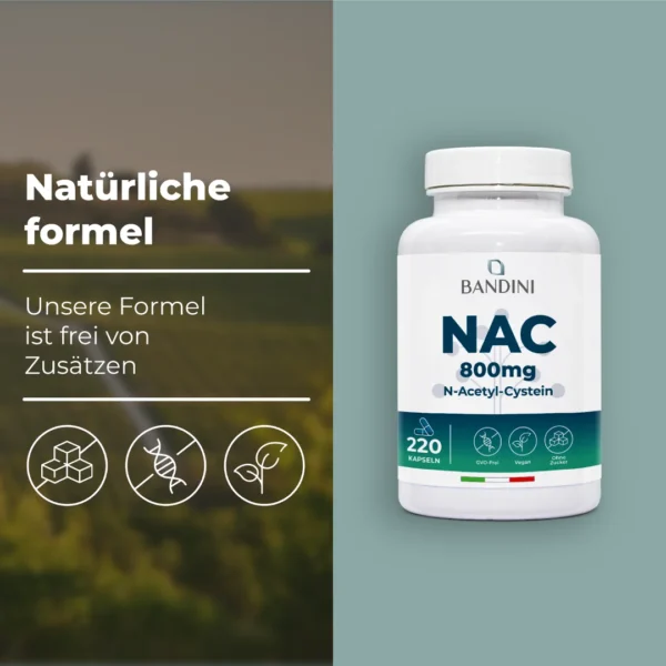 NAC N-Acetylcystein-Nahrungsergänzungsmittel