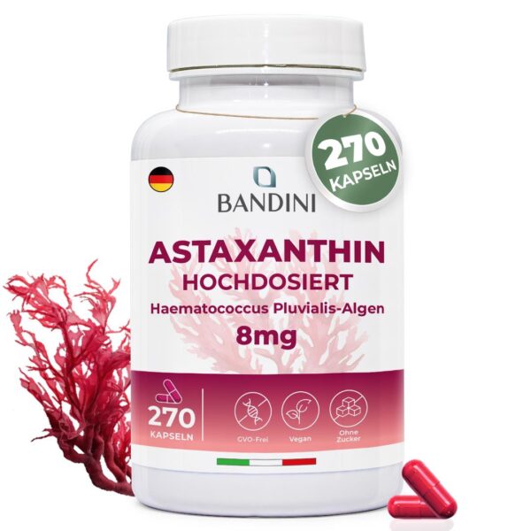 Astaxanthin 8mg – 270 Kapseln