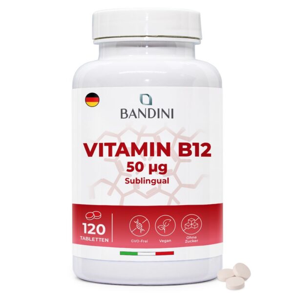 Vitamin B12 sublingual – 120 Tabletten
