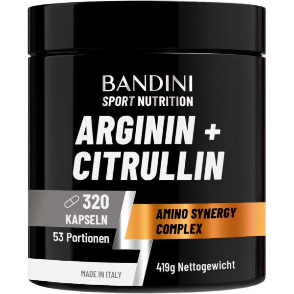 L-Arginin + L-Citrullin – 320 Kapseln