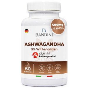 Ashwagandha-Nahrungsergänzungsmittel