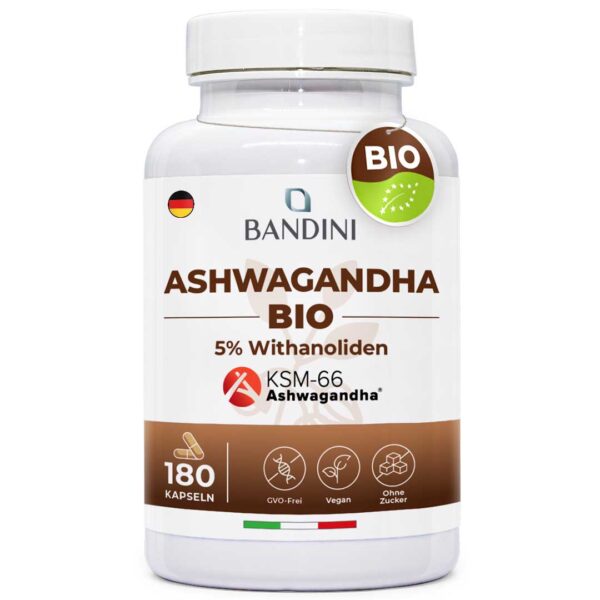 Ashwagandha Bio – 180 Kapseln
