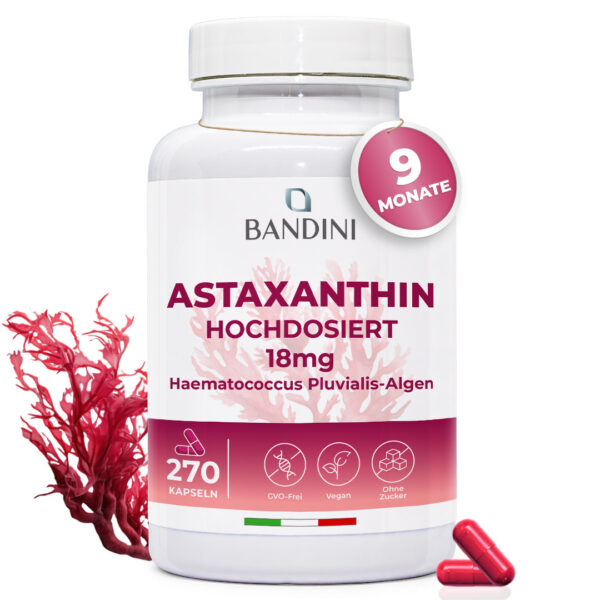 Astaxanthin – 270 Kapseln