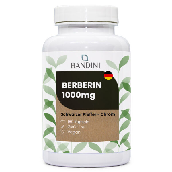 Berberin Blüten mit Chrom – 180 Kapseln