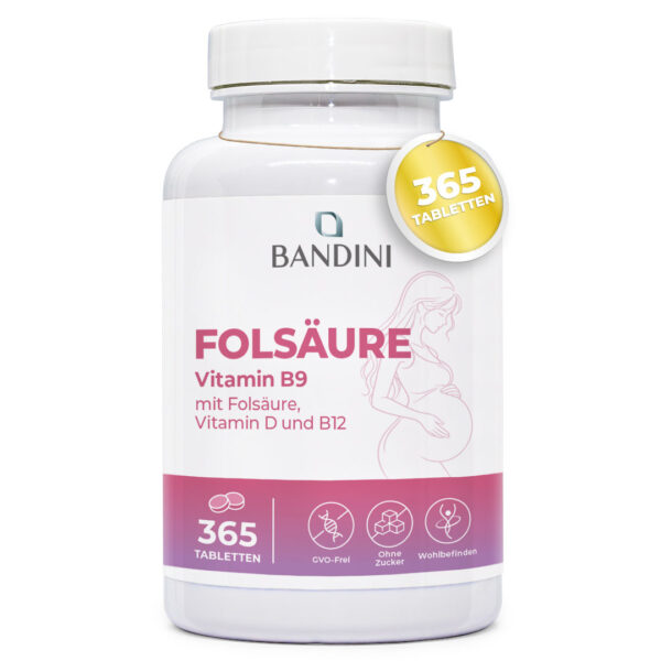 Folsäure – 365 Tabletten