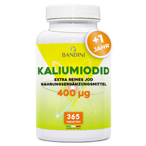 Kaliumjodid 400mcg – 365 Tabletten