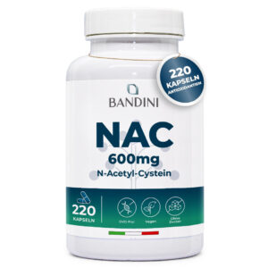 N Acetyl Cystein NAC 600mg 220 Kapseln BANDINI main