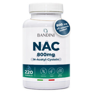 N Acetyl Cystein NAC 800mg 220 Kapseln BANDINI main