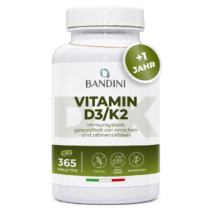 Vitamin D3 K2 365 Tabletten BANDINI main